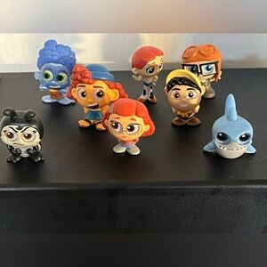 Pixar Doorables 8 Pc -Luca, Up, A Bug’s Life, Toy Story 2, Finding Nemo,….